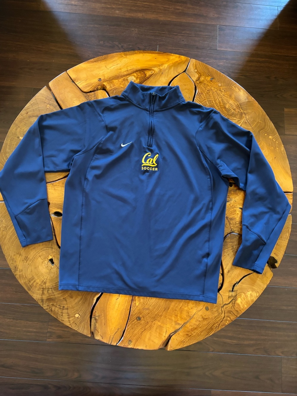 Nike Cal Soccer Dri-FIT Long Sleeve 1/4 Zip Jersey  Pullover UC Berkeley
